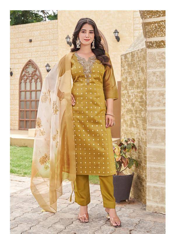 Aanchi devi 3 pcs wholesale designer kurtis